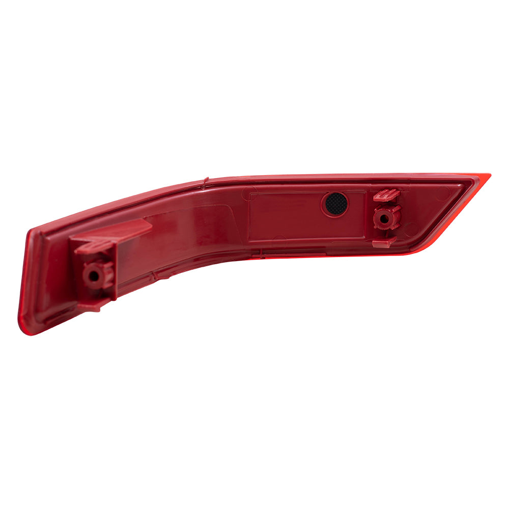 Brock Replacement Passenger Side Rear Reflector Compatible with 2017-2019 Rogue & 2017-2019 Rogue Hybrid