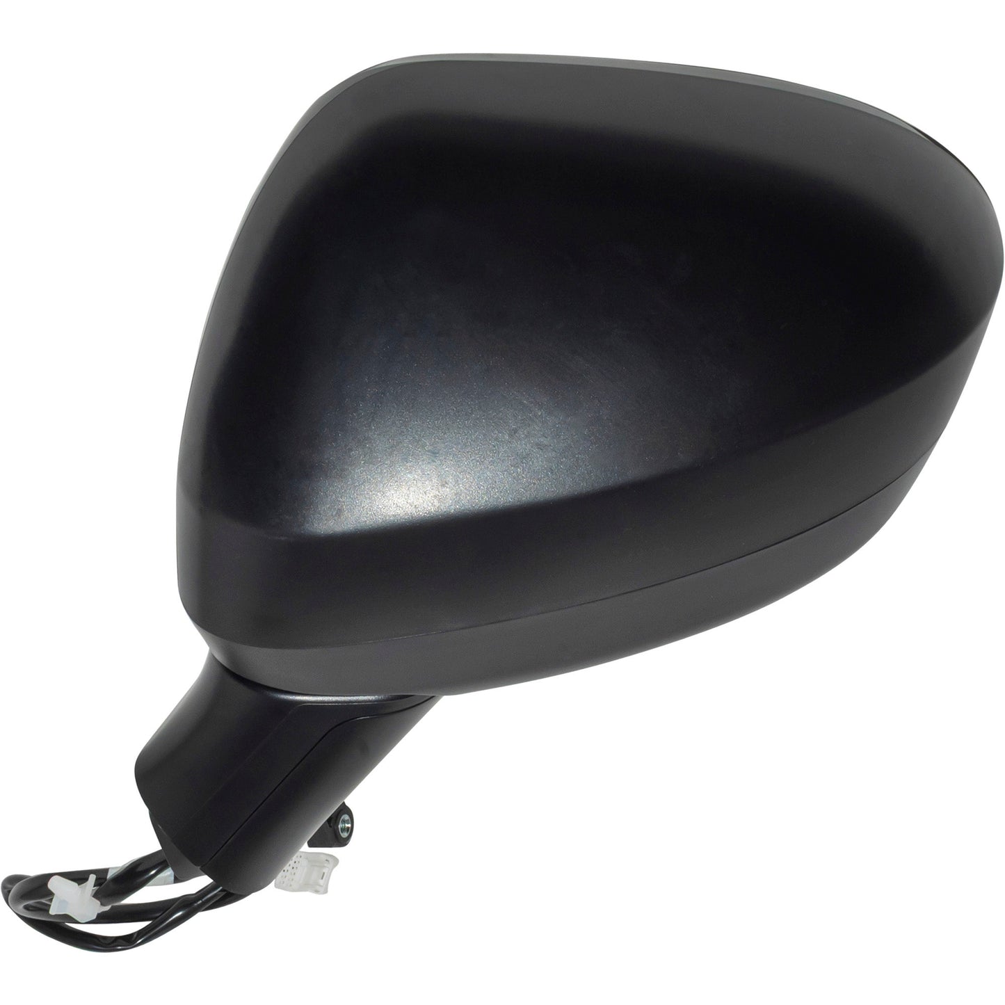 Power Door Mirror Textured Black Driver Side Left With Blind Spot Detection Without Heat-Turn Signal Light-Around View Camera for 2021-2022 Nissan Rogue S