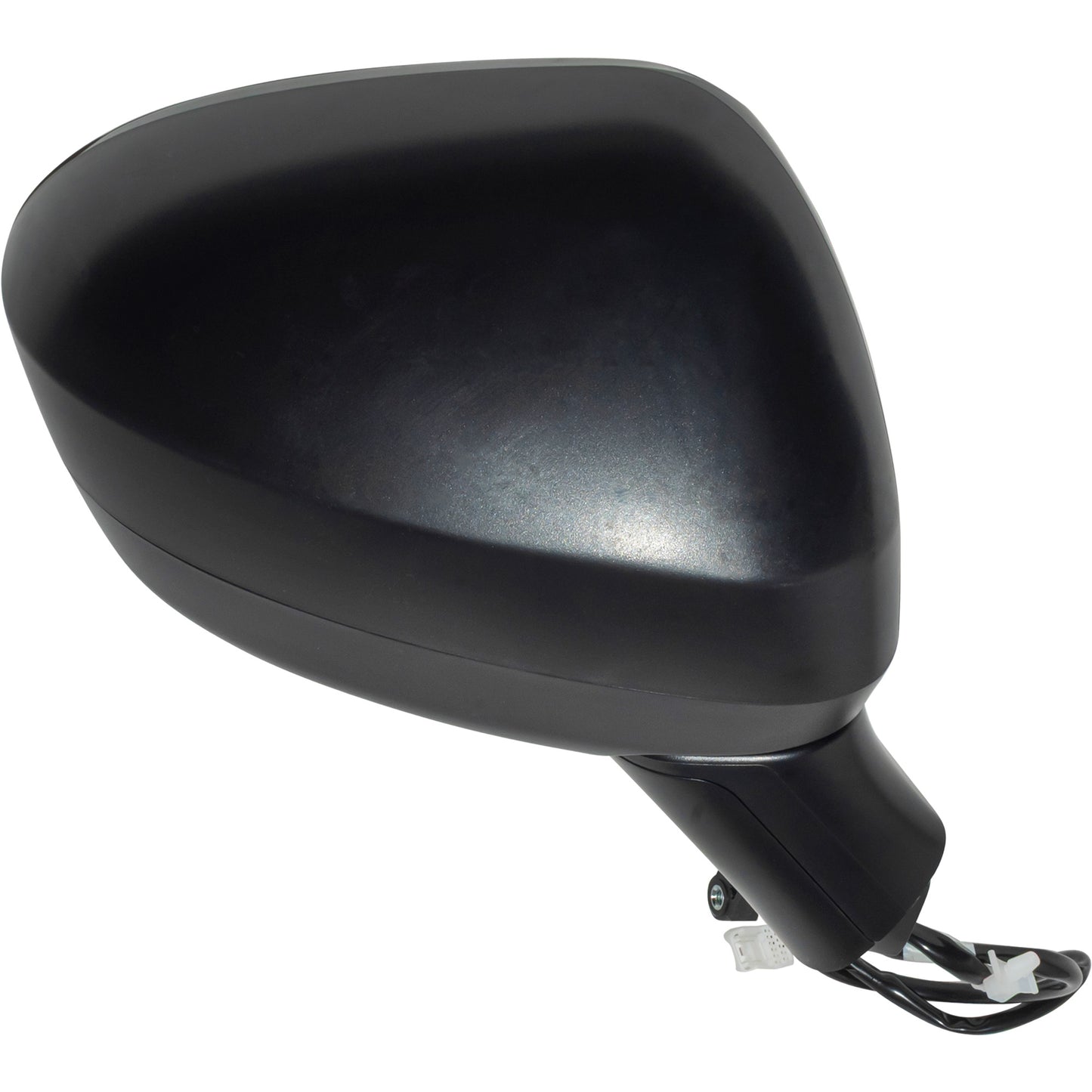 Power Door Mirror Textured Black Passenger Side Right With Blind Spot Detection Without Heat-Turn Signal Light-Around View Camera for 2021-2022 Nissan Rogue S