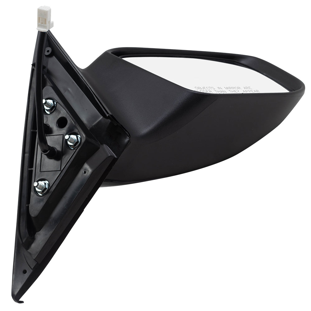 Brock Aftermarket Replacement Part Driver & Passenger Side Power Mirrors Set Paint-to-Match Black without Heat-Signal Compatible with 2013-2018 Nissan Altima Sedan