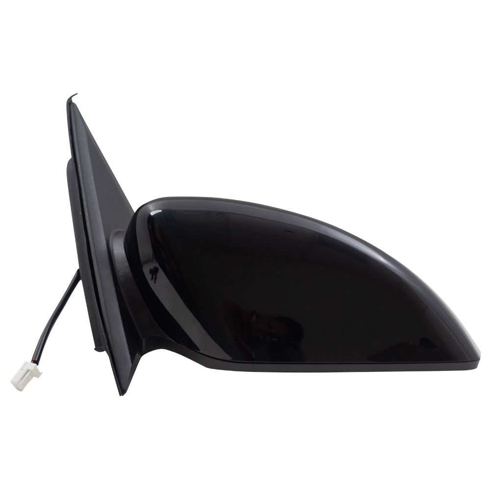 Brock Aftermarket Replacement Part Driver & Passenger Side Power Mirrors Set Paint-to-Match Black without Heat-Signal Compatible with 2013-2018 Nissan Altima Sedan