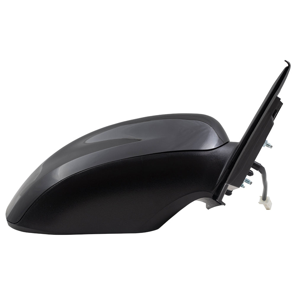 Brock Aftermarket Replacement Part Driver & Passenger Side Power Mirrors Set Paint-to-Match Black without Heat-Signal Compatible with 2013-2018 Nissan Altima Sedan