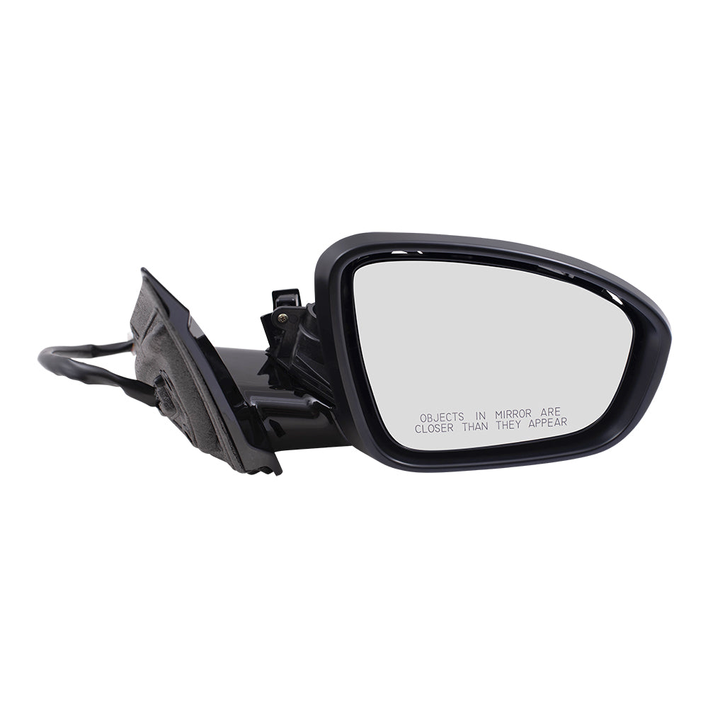 Brock Replacement Driver and Passenger Side Power Mirrors Paint to Match Black with Heat, Signal and Camera Compatible with 2019 Altima
