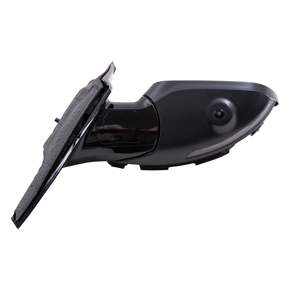 Brock Replacement Driver and Passenger Side Power Mirrors Paint to Match Black with Heat, Signal and Camera Compatible with 2019 Altima