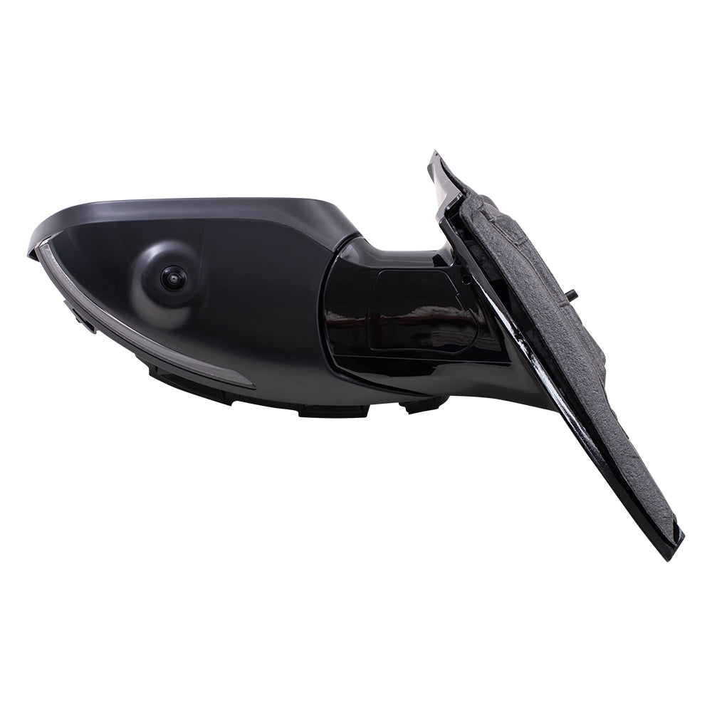 Brock Replacement Driver Side Power Mirror Paint to Match Black with Heat, Signal and Camera Compatible with 2019 Altima