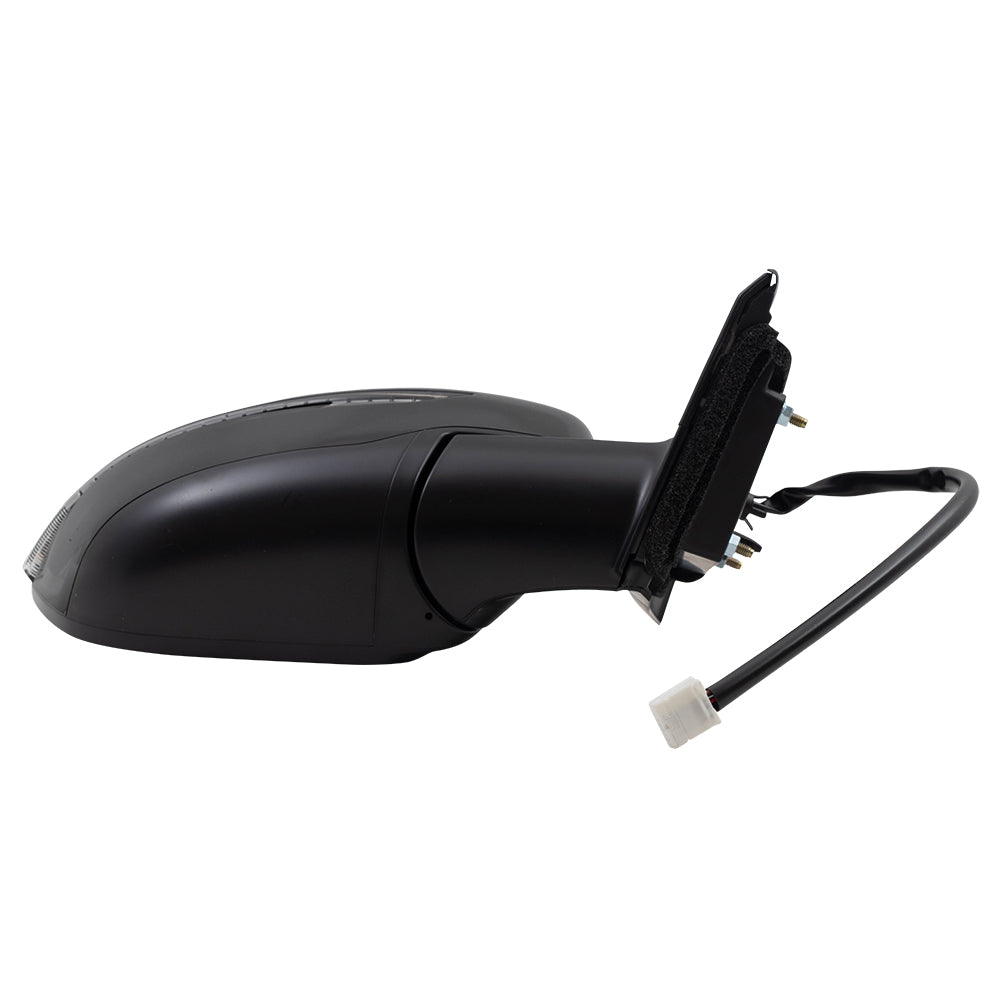 BROCK Pair Side Power Mirrors Compatible with 2017 2018 2019 Rogue Sport Driver and Passenger Set Heated Signal 96302-6MA1A 96301-6MA1A
