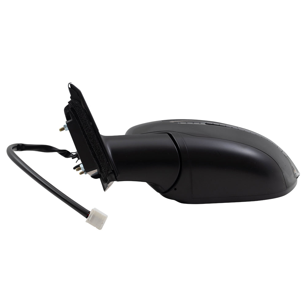 BROCK Power Mirror Compatible with 2017 2018 2019 Rogue Sport Drivers Side Heated Signal 96302-6MA1A 96374-5TA9A