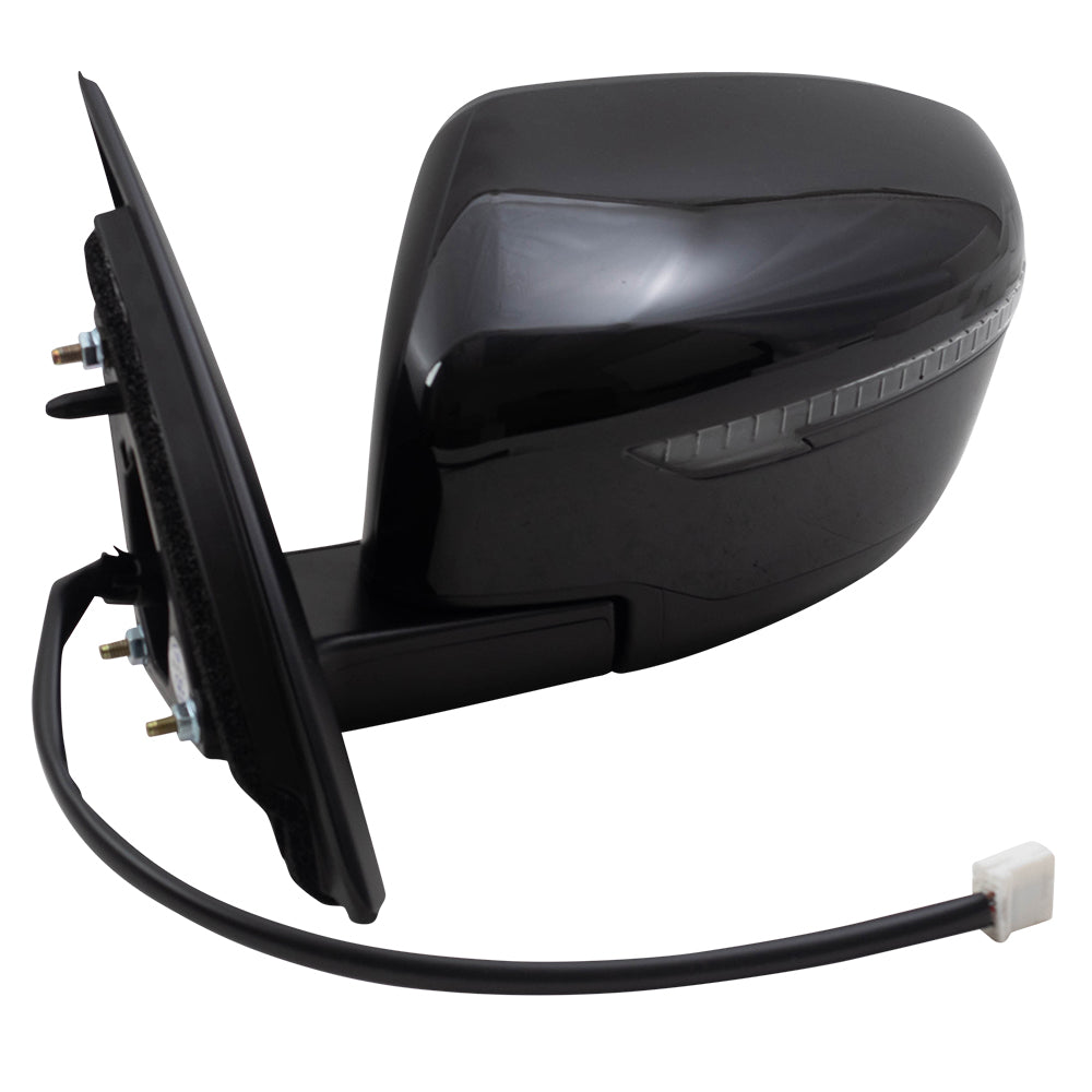 BROCK Power Mirror Compatible with 2017 2018 2019 Rogue Sport Drivers Side Heated Signal 96302-6MA1A 96374-5TA9A