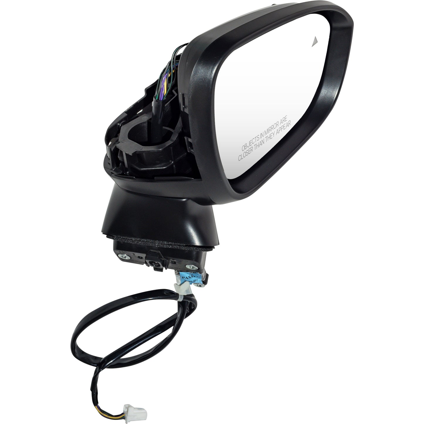 Power Door Mirror Passenger Side Right Paint To Match Black Right With Heat-Turn Signal Light-Blind Spot Detection Without Around View Camera for 2023 Nissan Rogue SV USA Built