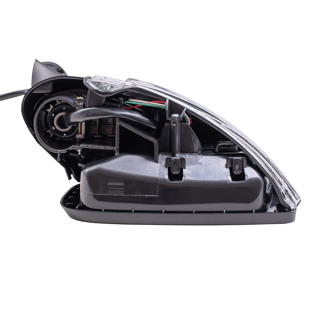 Brock Aftermarket Replacement Passenger Right Power Mirror Paint to Match Black with Heat-Signal-Blind Spot Detection Compatible with 2020 Nissan Versa SV Sedan