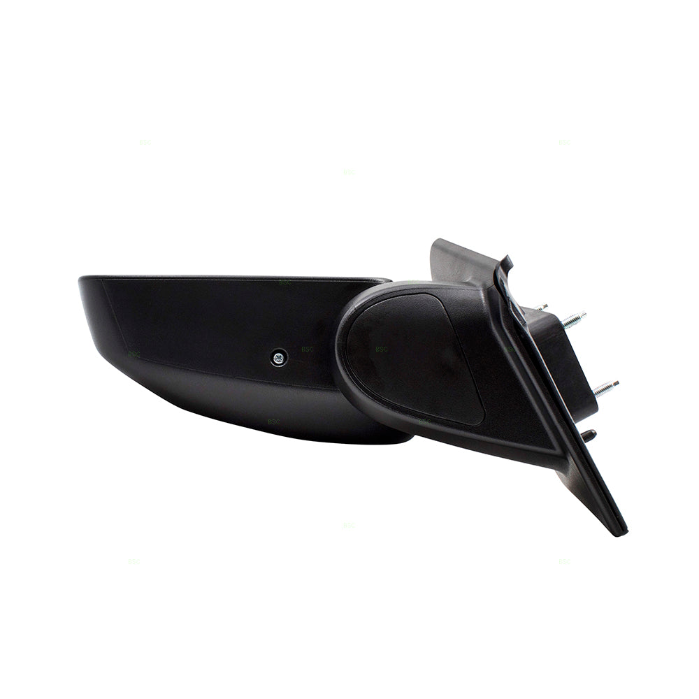 BROCK Pair Set Manual Side View Mirrors Spotter Glass Textured Compatible with 13-17 City Express NV200 19317311 963023LM0A 19317310 963013LM0A