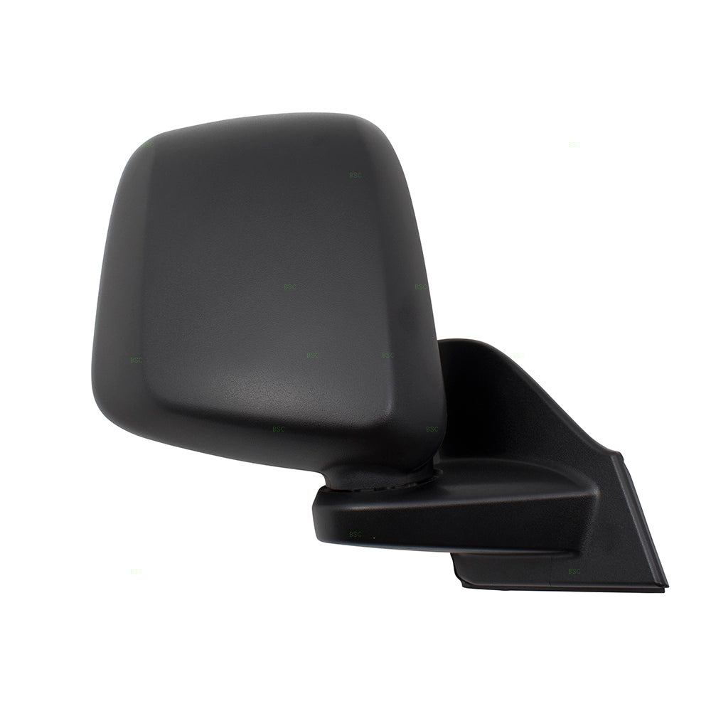 BROCK Passengers Manual Side View Mirror Spotter Glass Right Textured Compatible with 13-17 City Express NV200 19317310 96301-3LM0A