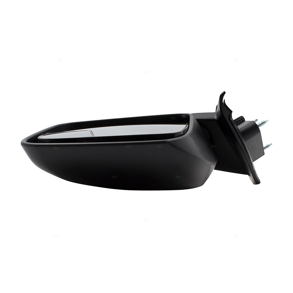 BROCK Passengers Manual Side View Mirror Spotter Glass Right Textured Compatible with 13-17 City Express NV200 19317310 96301-3LM0A