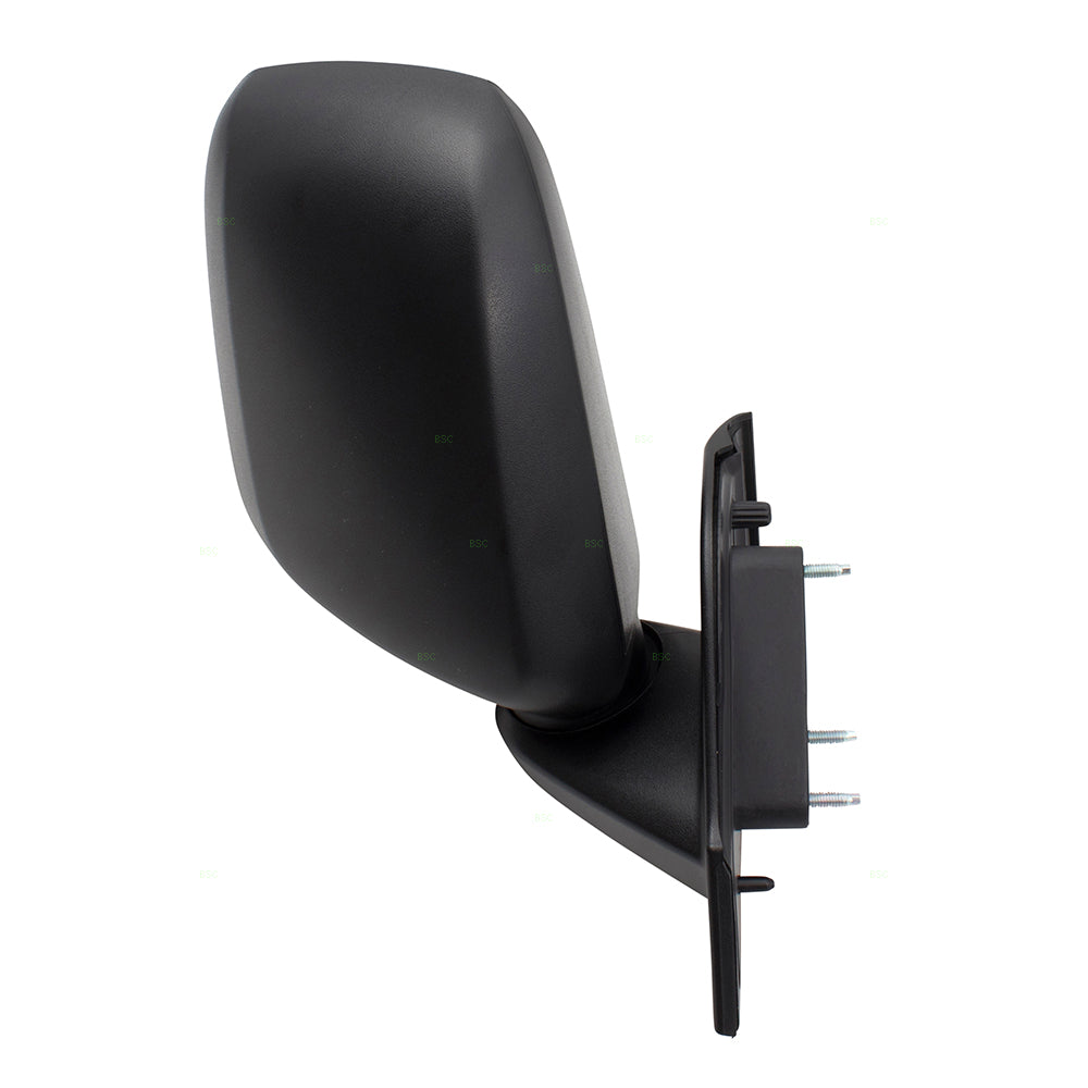 BROCK Passengers Manual Side View Mirror Spotter Glass Right Textured Compatible with 13-17 City Express NV200 19317310 96301-3LM0A