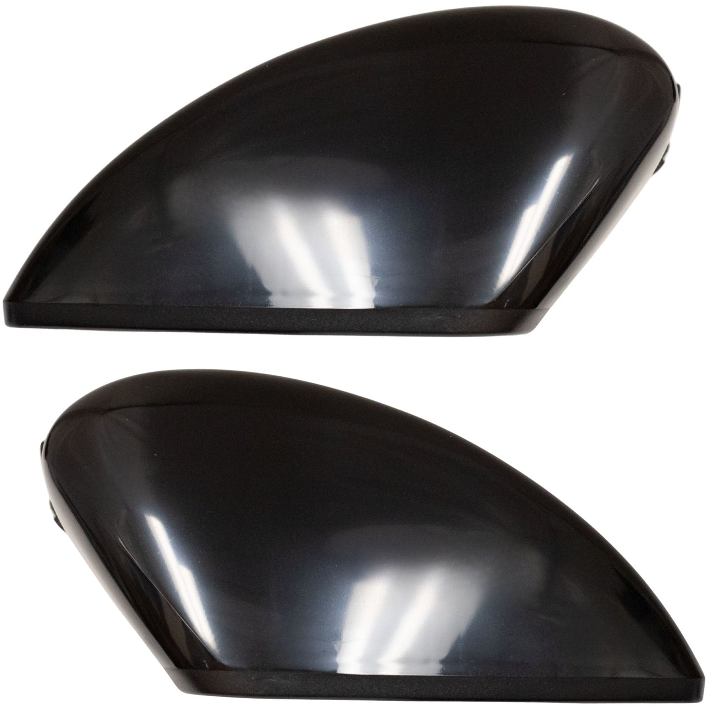 Manual Door Mirror With Smooth Black Cover Set OEM Substitute Driver Side Left Passenger Side Right For 2020-2025 Nissan Versa