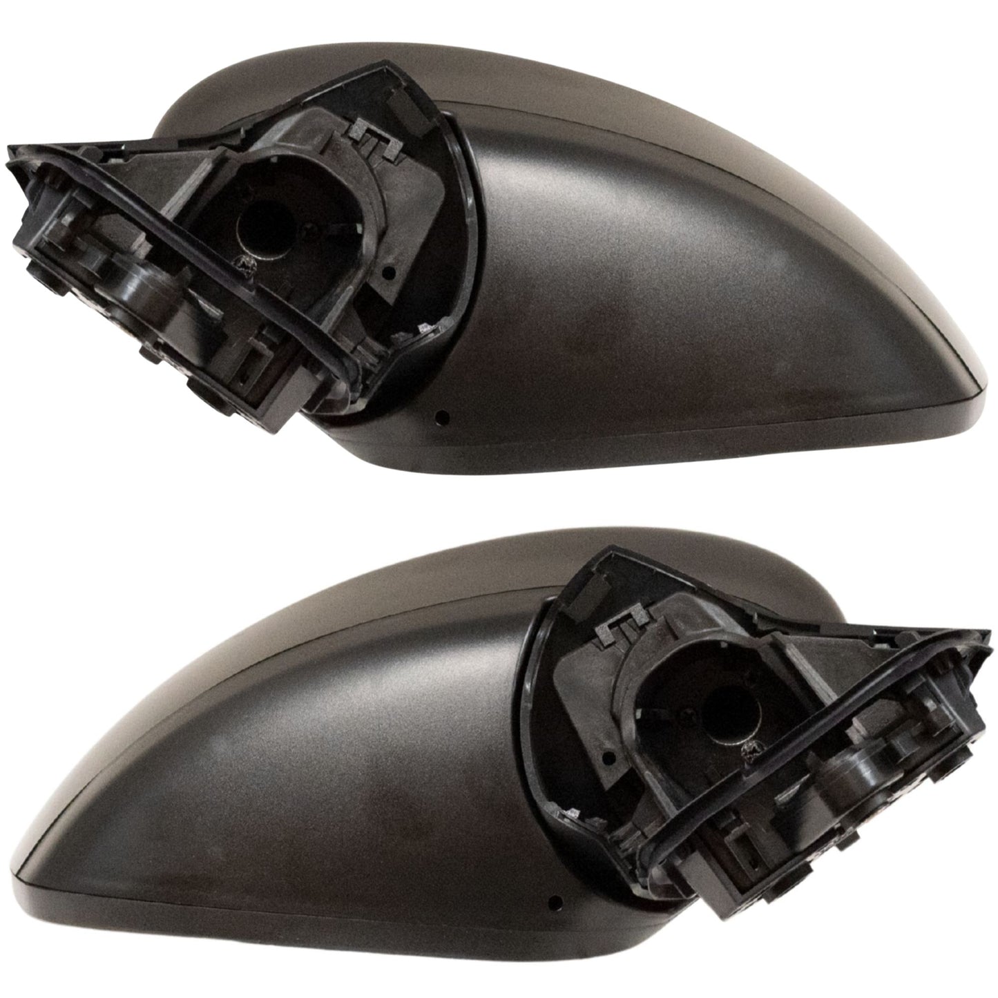 Manual Door Mirror With Smooth Black Cover Set OEM Substitute Driver Side Left Passenger Side Right For 2020-2025 Nissan Versa