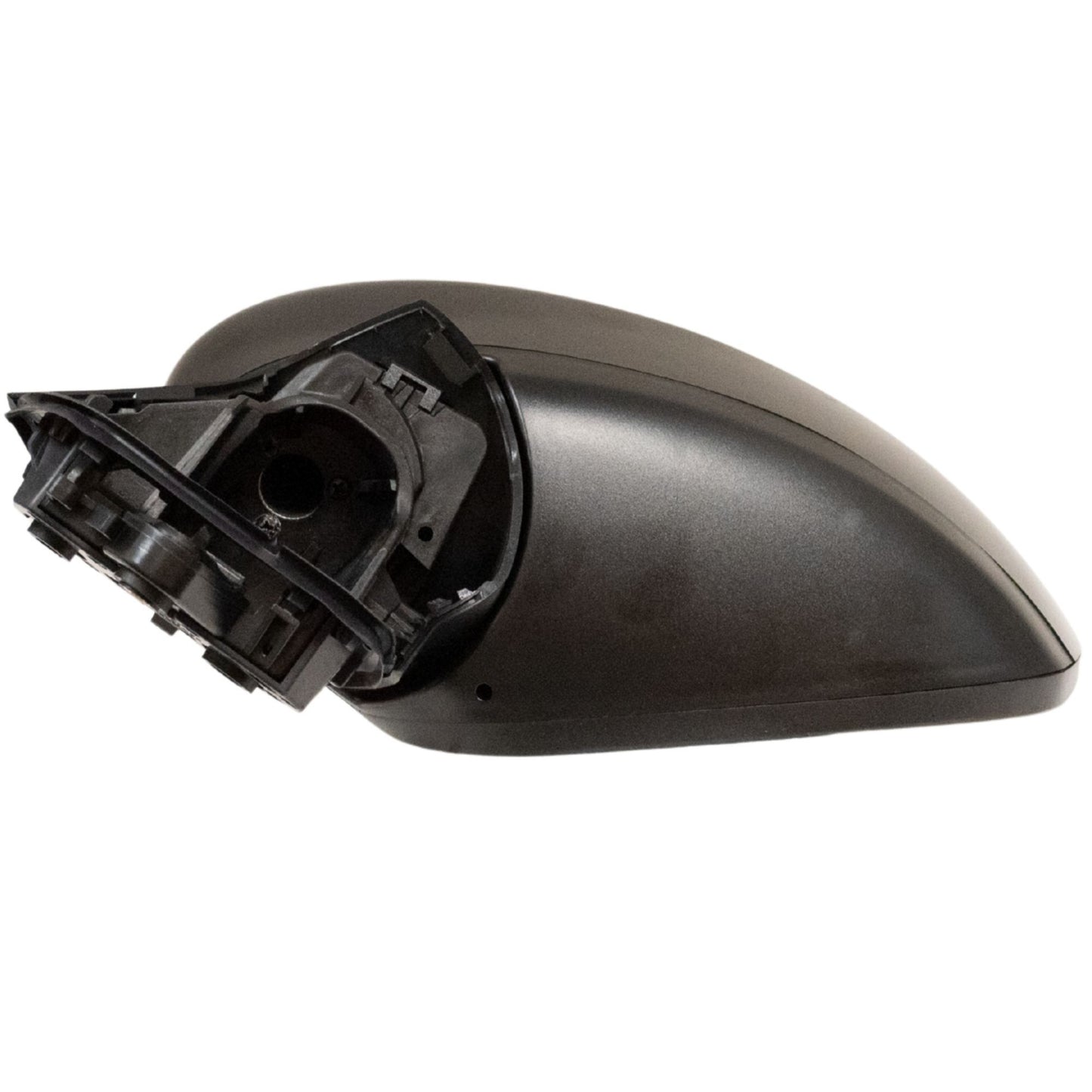 Manual Door Mirror With Smooth Black Cover OEM Substitute Driver Side Left For 2020-2025 Nissan Versa
