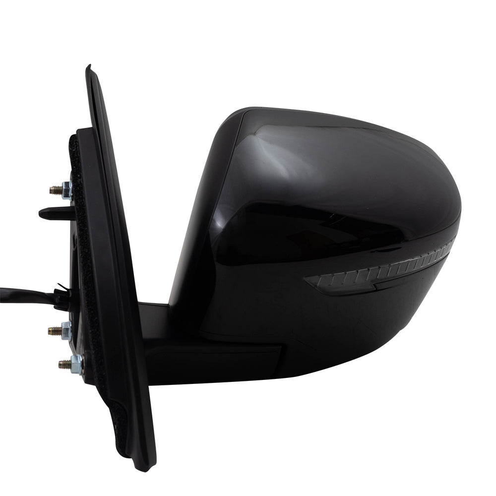 BROCK Power Mirror Compatible with 2017 2018 2019 Rogue Sport Drivers Side Turn Signal Lamp 96302-6MA0A 96374-5TA9A