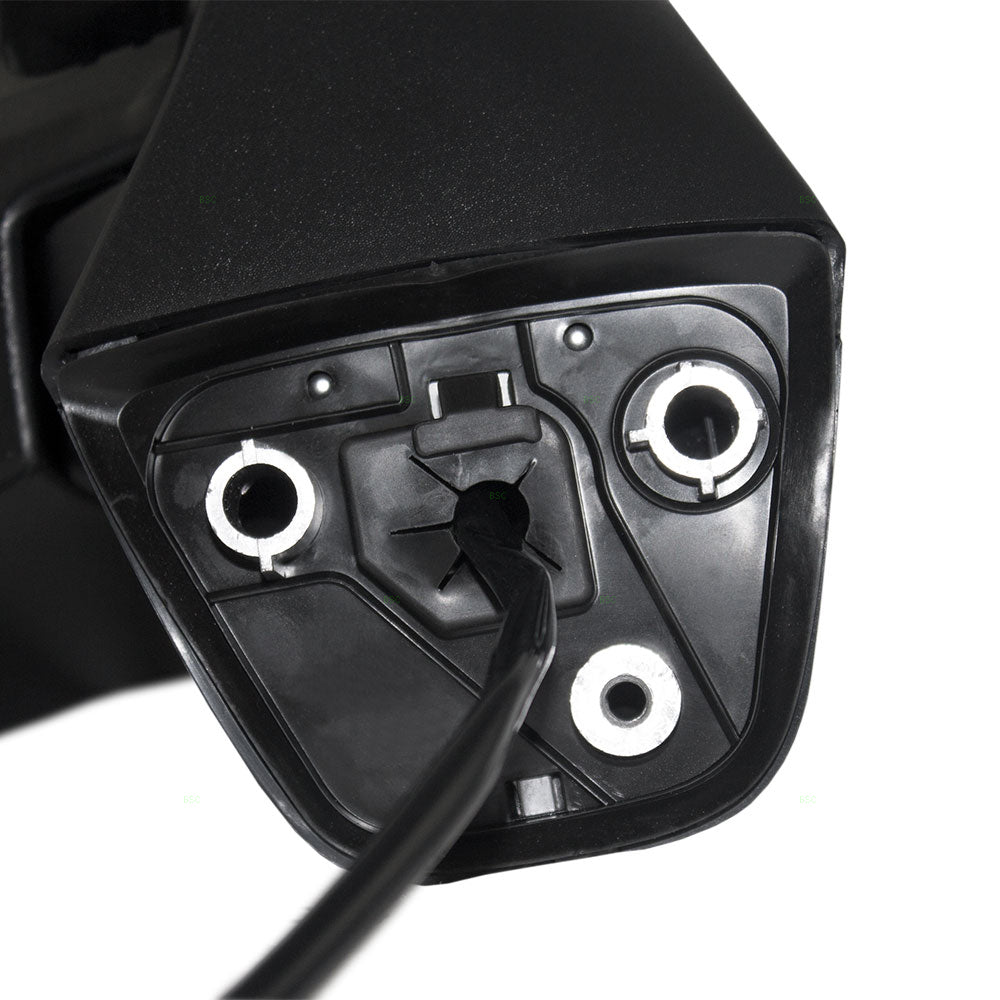 Replacement Drivers Power Side View Mirror Ready-to-Paint Compatible with 2014 Versa 96302-3WC0B