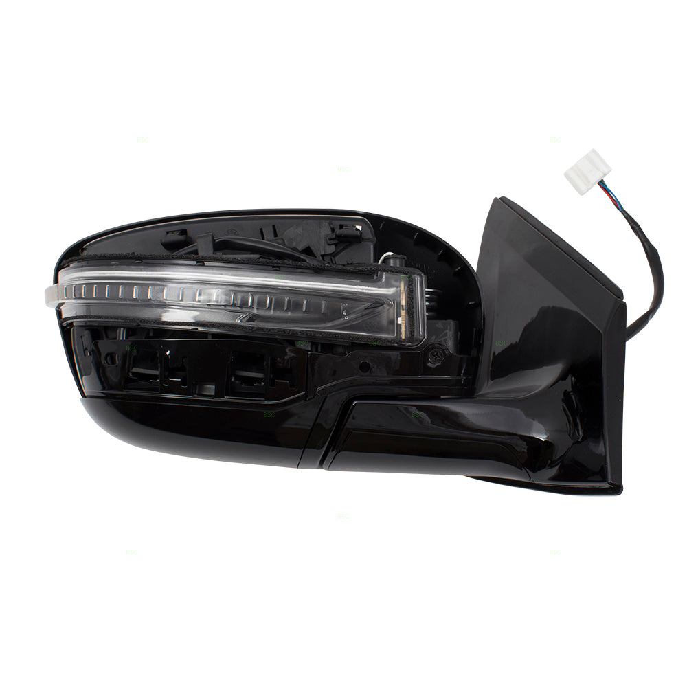 Replacement Passengers Power Side View Mirror w/ Signal Compatible with 2015-2016 Murano 963015AA2A NI1321256