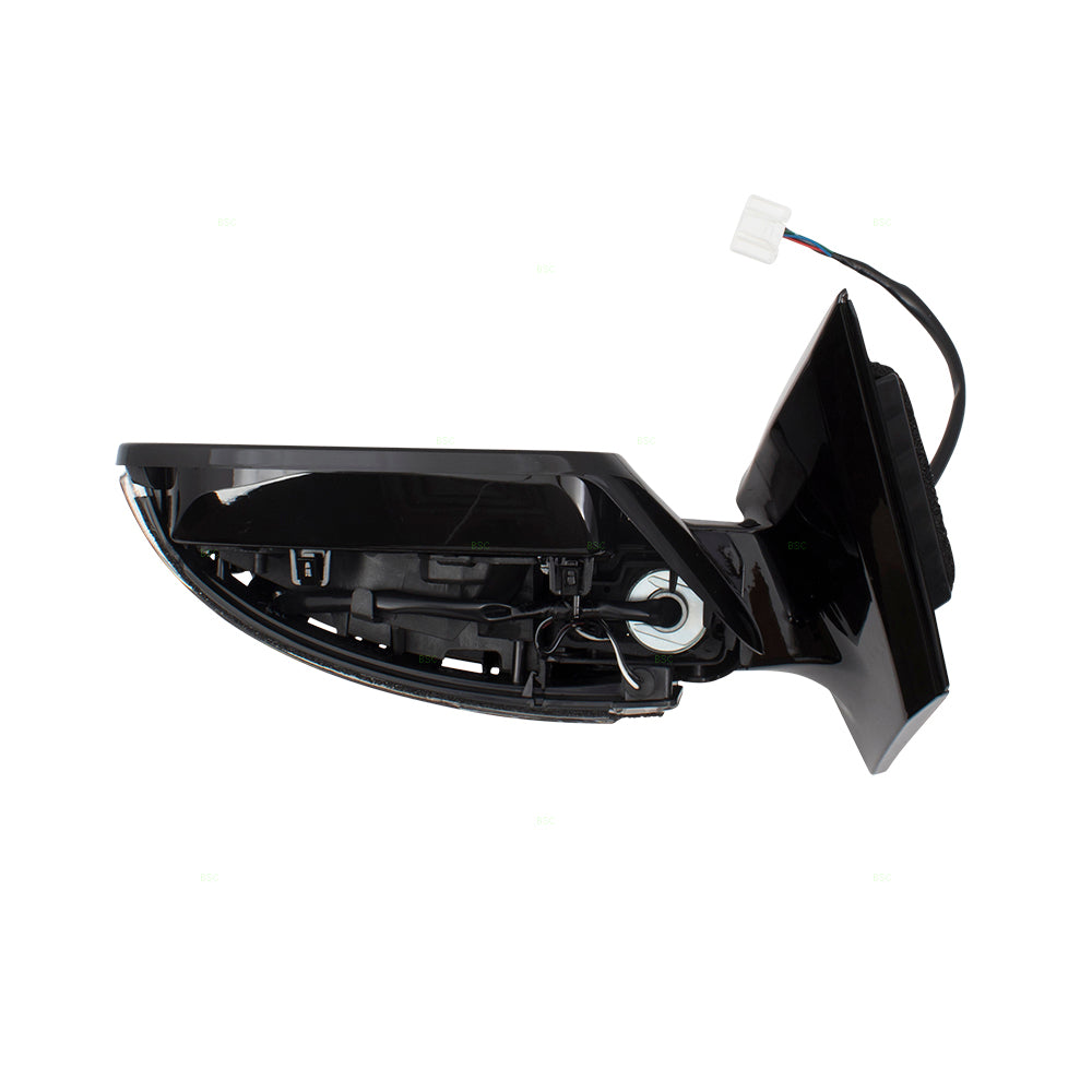 Replacement Passengers Power Side View Mirror w/ Signal Compatible with 2015-2016 Murano 963015AA2A NI1321256