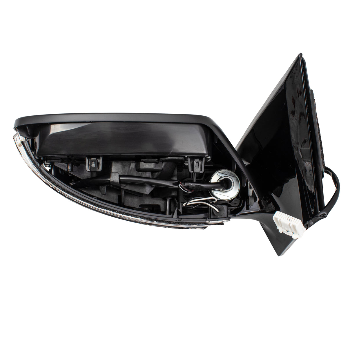 Replacement Passengers Power Side View Mirror w/ Signal Right Compatible with 2016-2018 Murano 963015AA4A 963734BA0A