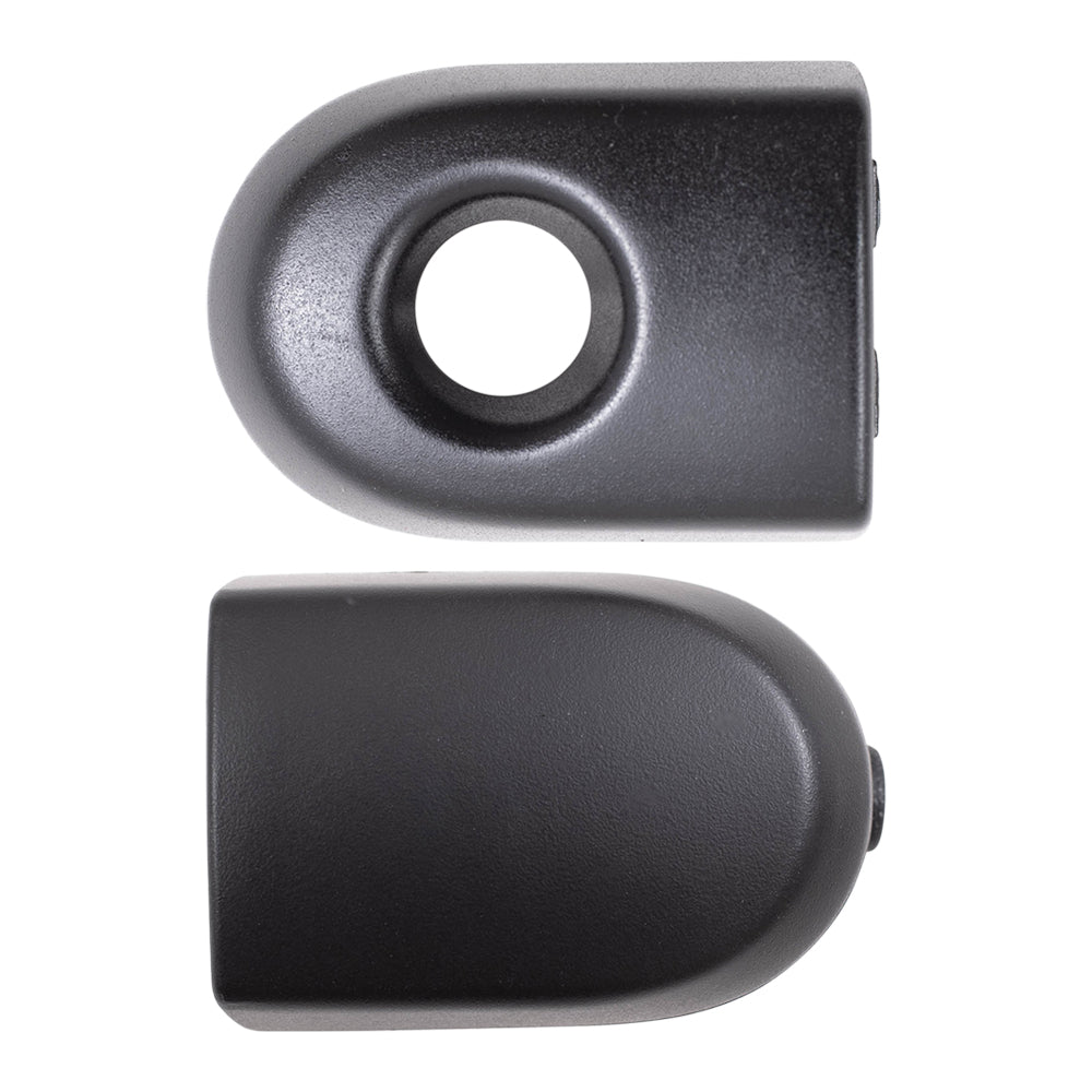 AUTOANDART Brock Replacement Pair Set Front Outside Door Handles Textured Compatible with 07-11 Versa NI1310133 NI1311133