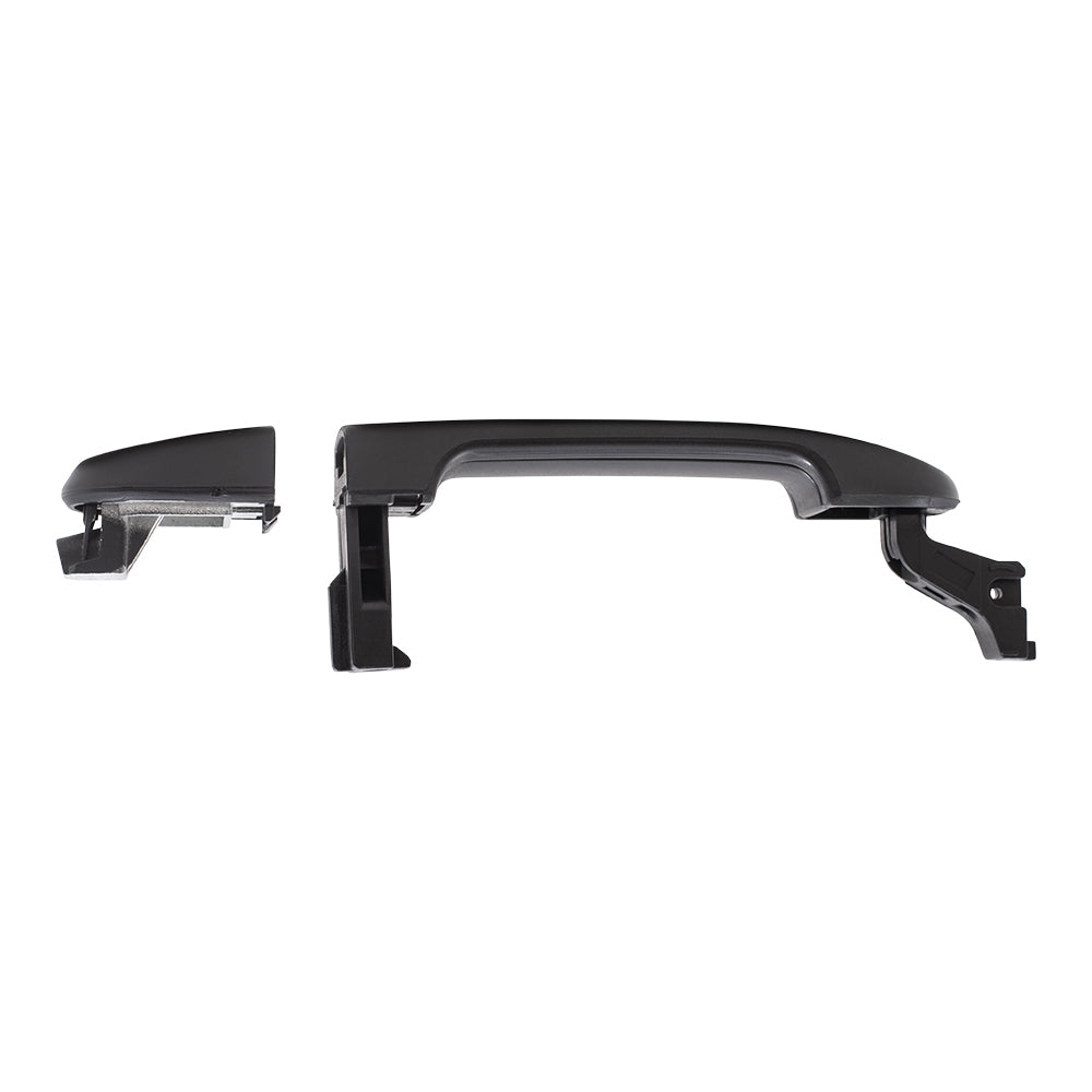 Brock Replacement Passengers Front Rear Outside Exterior Textured Door Handle Compatible with 07-11 Versa NI1311133