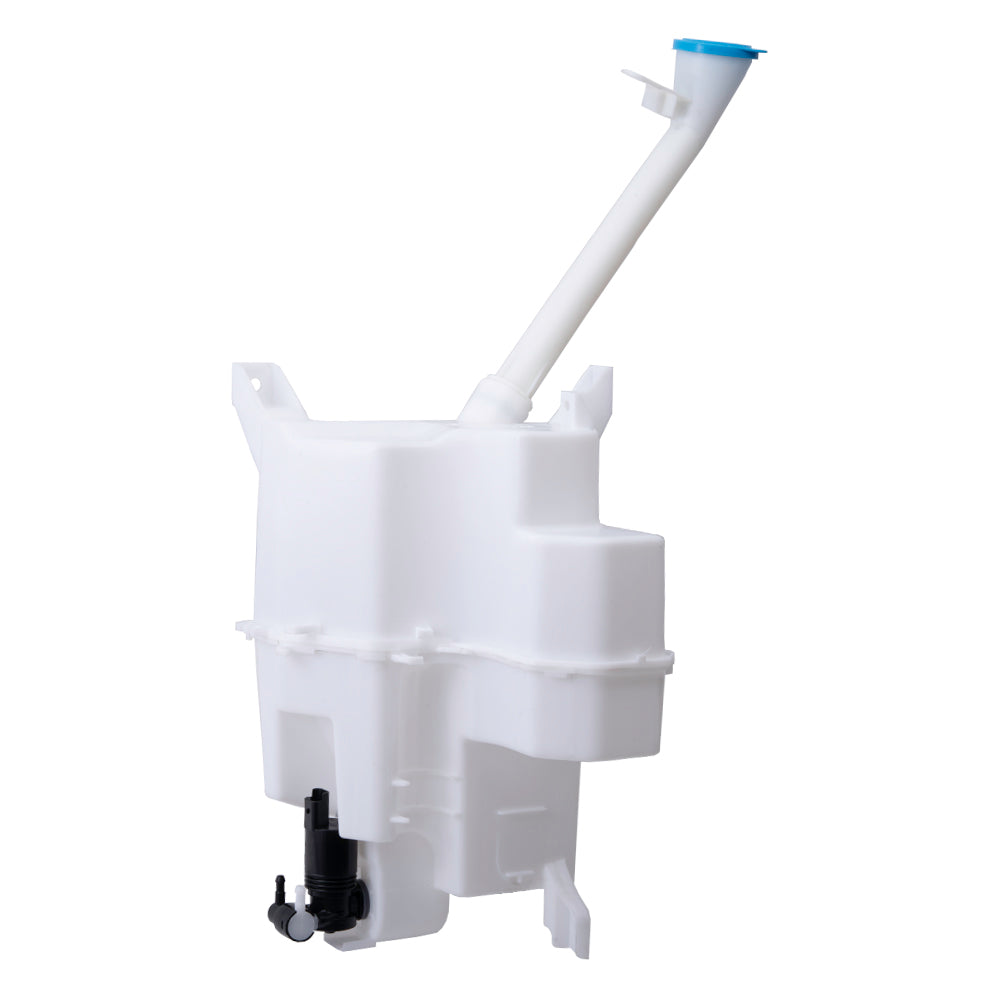 Brock Replacement Windshield Washer Reservoir Assembly With Inlet Tube-Cap-Washer Pump Compatible With 2017-2020 Nissan Rogue USA Built 2017-2019 Nissan Rogue Hybrid