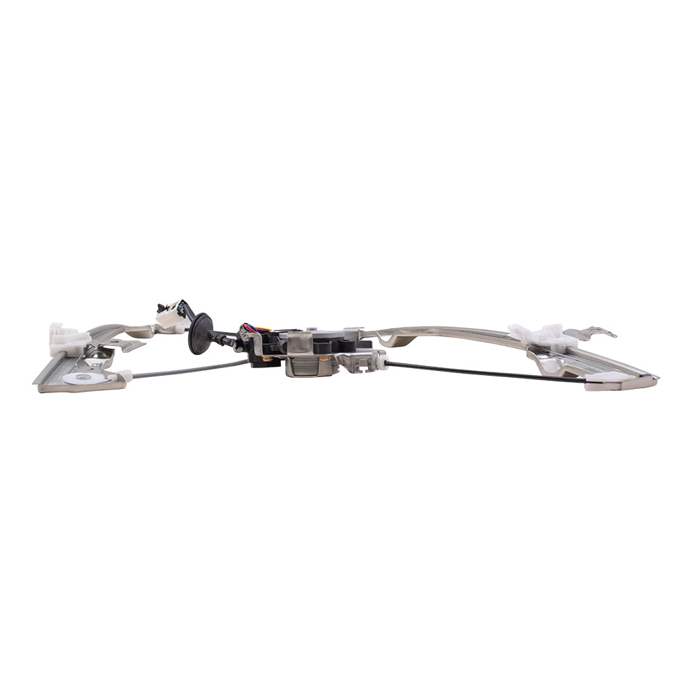 Brock Replacement Driver and Passenger Front Power Window Lift Regulators & Motors 6 Pin Connector Compatible with 02-06 Altima 80731-8J000 80730-8J015