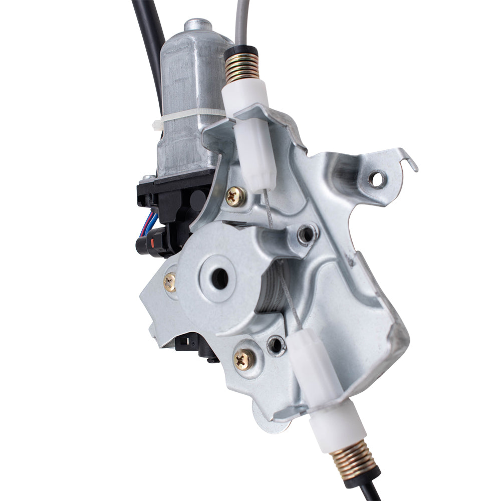 Brock Replacement Set Front Power Window Regulators with Lift Motors Compatible with 2011-2017 Juke