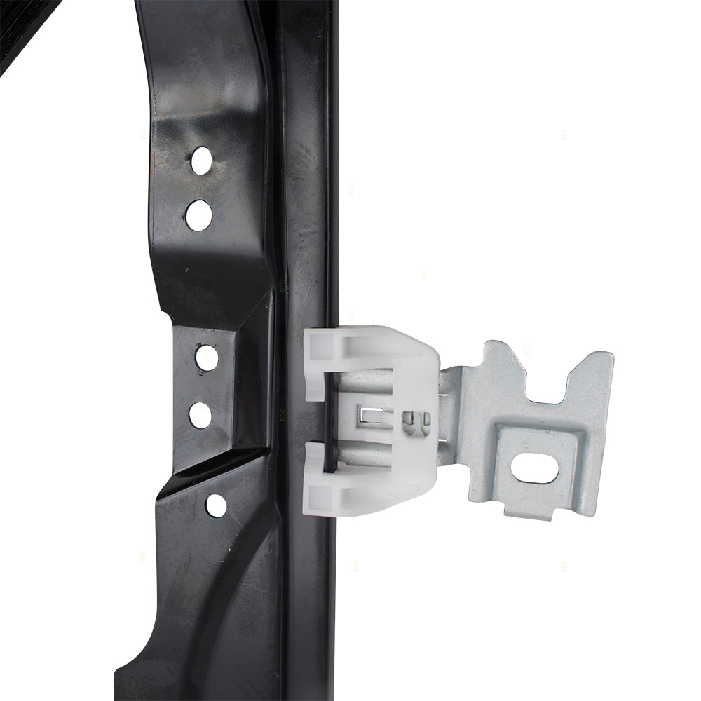 Brock Replacement Pair Set Front Power Window Lift Regulators Compatible with 04-15 Titan 80721-ZT00A 80720-ZT00A
