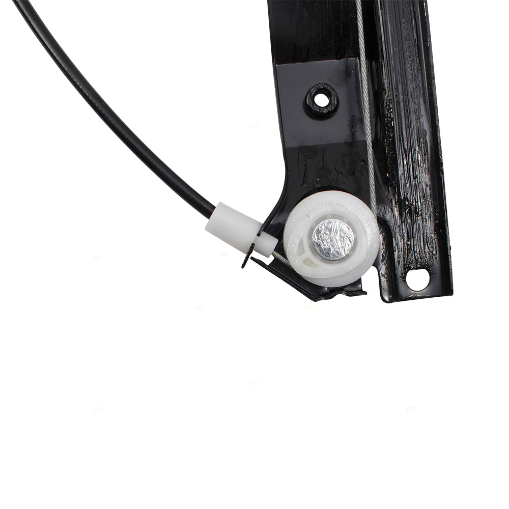 Brock Replacement Passengers Front Power Window Lift Regulator Compatible with 04-15 Titan 80720-ZT00A