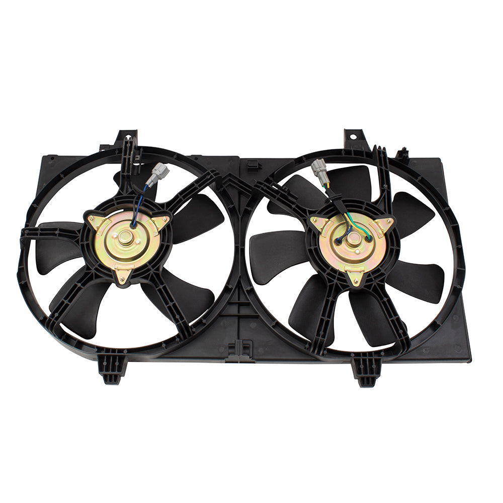 Brock Replacement for Engine Cooling Radiator Fan Motor Assembly Compatible with 07-12 Versa 21481EL30A NI3115135