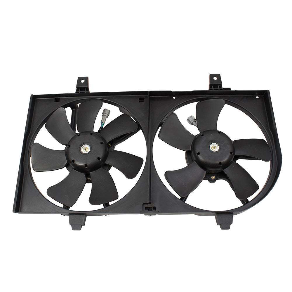 Brock Replacement for Engine Cooling Radiator Fan Motor Assembly Compatible with 07-12 Versa 21481EL30A NI3115135