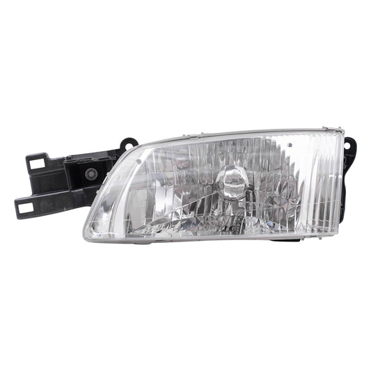 Brock Replacement Drivers Halogen Headlight Headlamp Compatible with 00-02 626 GG2A-51-040B MA2502116