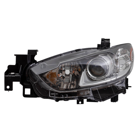 Brock Replacement Drivers Halogen Combination Headlight Headlamp Compatible with 14-17 6 GJR9510L0