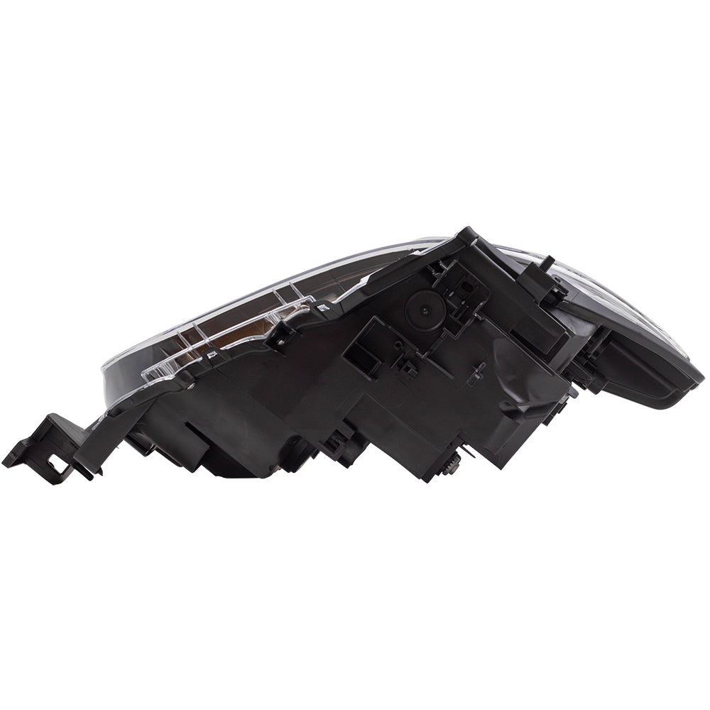 Brock Replacement Drivers Halogen Combination Headlight Headlamp Compatible with 14-17 6 GJR9510L0