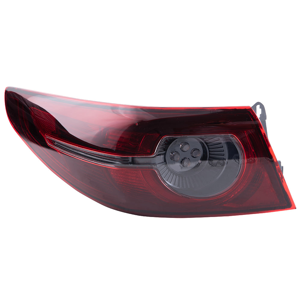 2019-2021 Mazda 3 Sedan Without Signature Lighting Combination Tail Light Assembly Body Mounted Set LH+RH