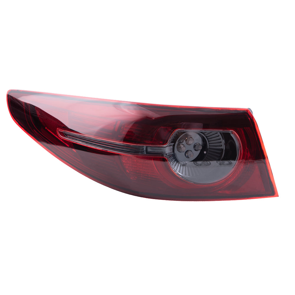 2019-2021 Mazda 3 Sedan Without Signature Lighting Combination Tail Light Assembly Body Mounted Set LH+RH