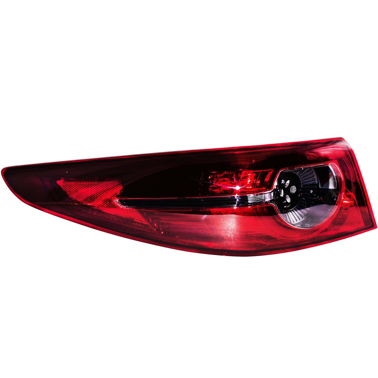 CAPA Certified Combination Tail Light Assembly Body Mounted Left For 2019-2021 Mazda 3 Sedan Without Signature Lighting