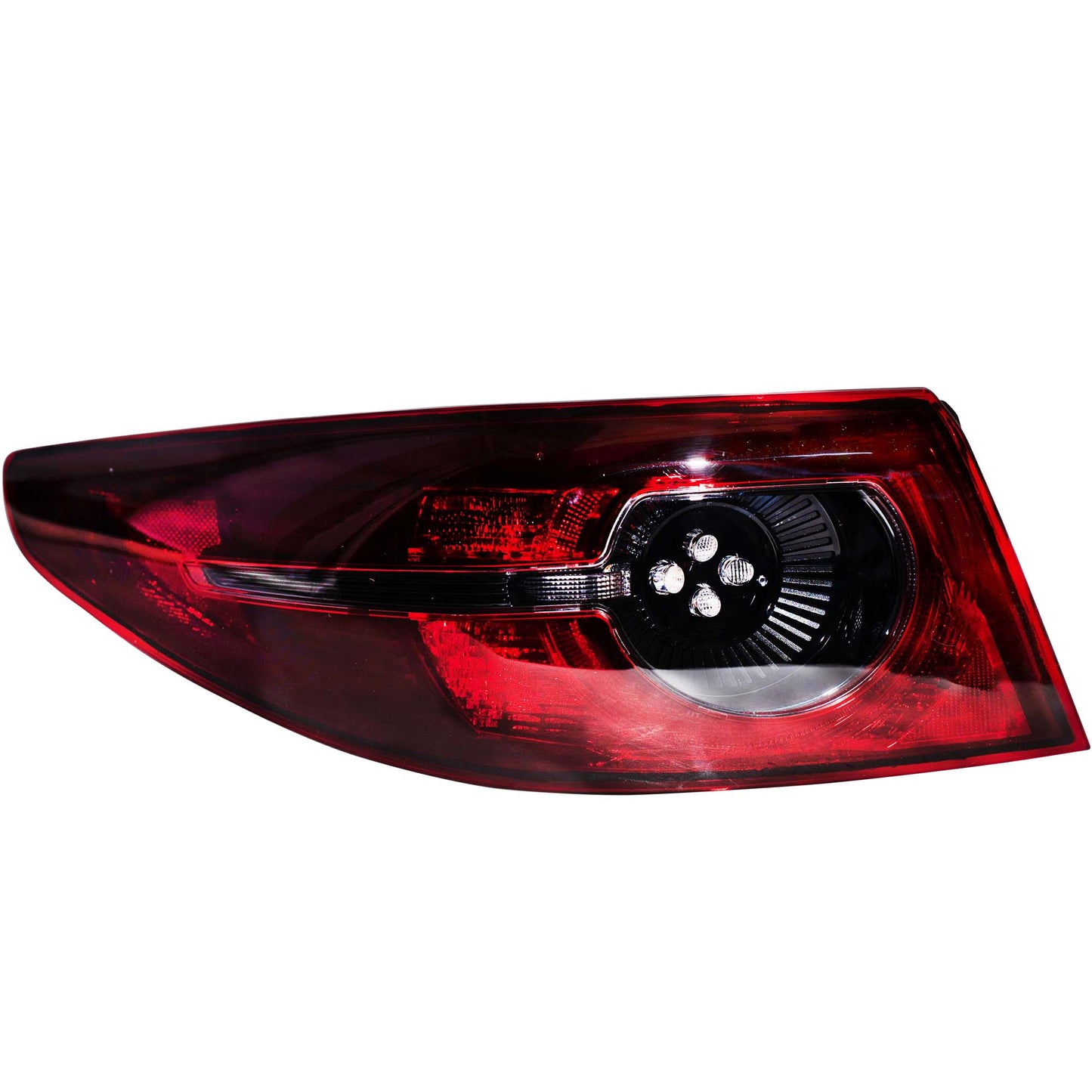 CAPA Certified Combination Tail Light Assembly Body Mounted Left For 2019-2021 Mazda 3 Sedan Without Signature Lighting