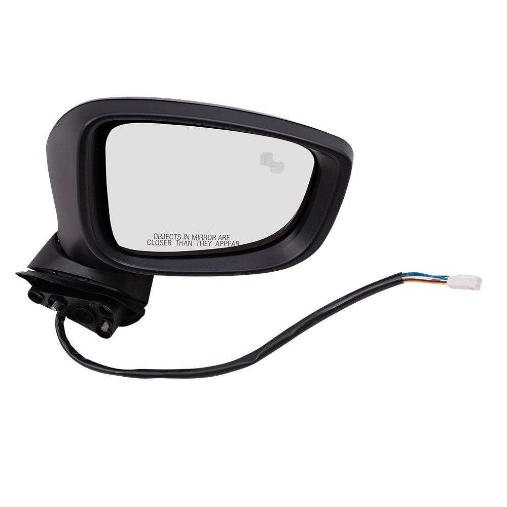 Replacement Set Power Mirrors Heated with Signal Compatible with 2014 2015 2016 Mazda3