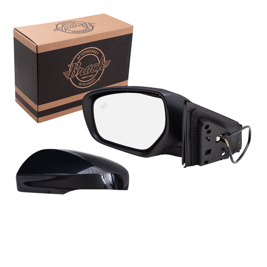 Replacement Drivers Power Mirror Assembly w/ Heat Signal BSD Memory Auto Tilt Compatible with 13 CX-9