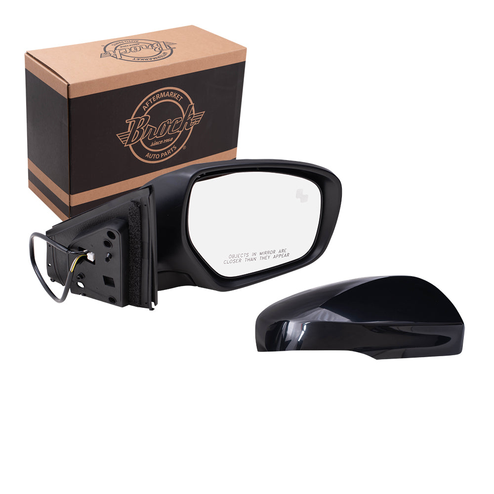 Replacement Passengers Power Mirror Assembly w/ Heat Signal BSD Memory Auto Tilt Compatible with 13 CX-9