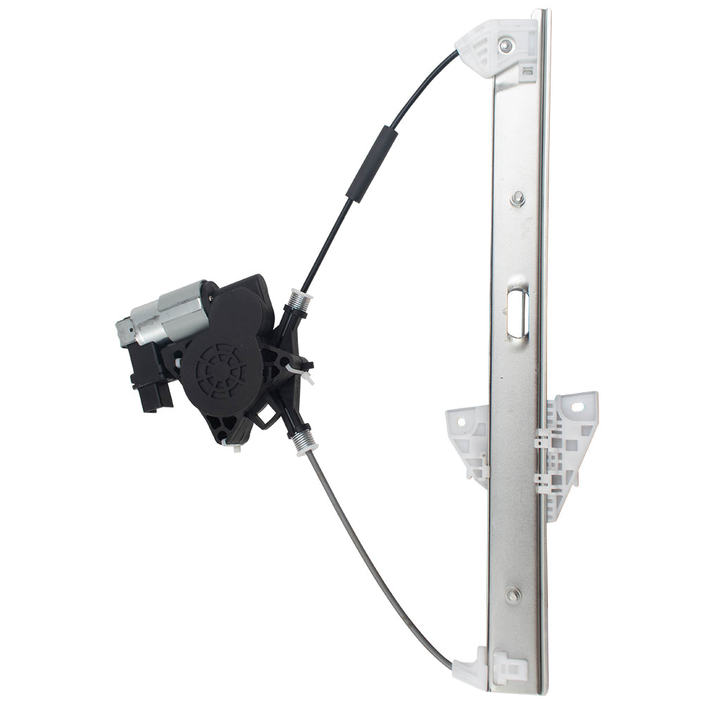 Brock Replacement Set Front Power Window Regulators with Motors Compatible with 2004-2008 RX-8