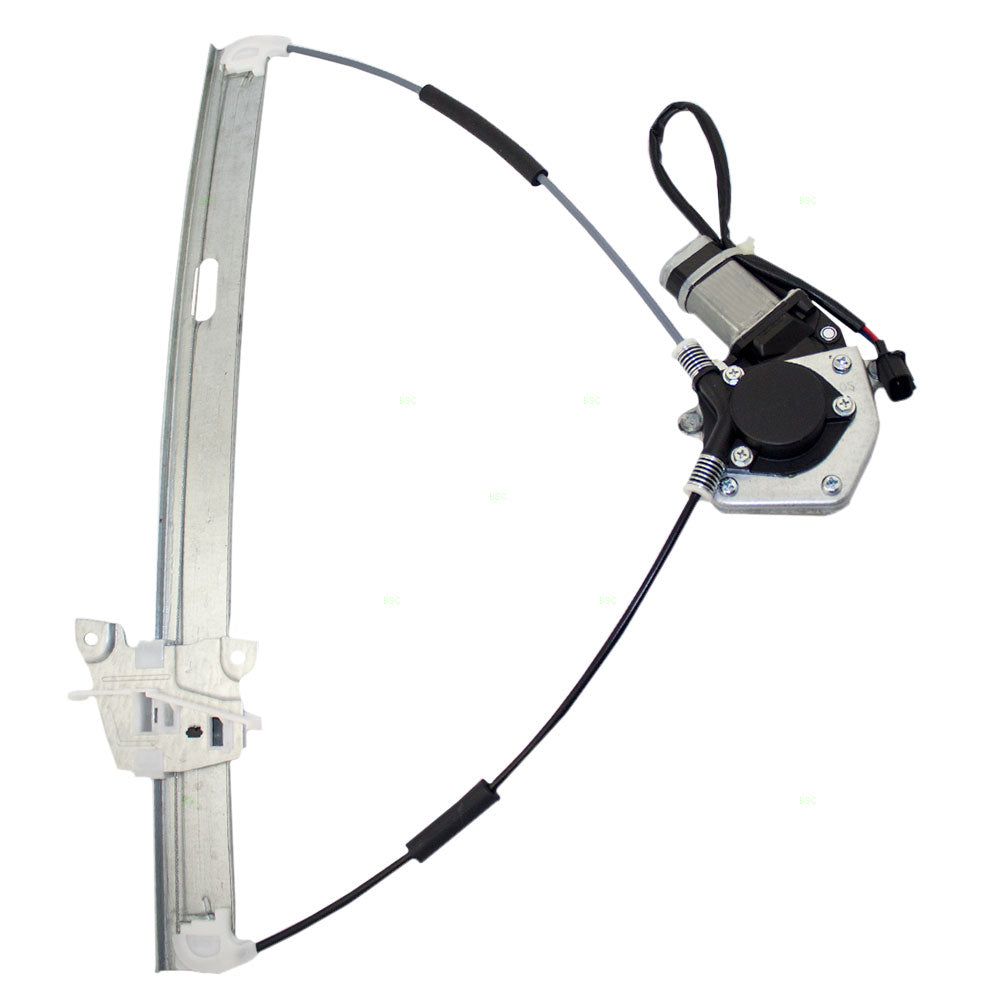 Brock Replacement Passengers Front Power Window Lift Regulator with Motor Assembly Compatible with 01-06 SUV EC0258560J