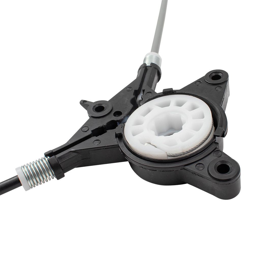 Brock Replacement Passengers Rear Power Window Regulator Compatible with 04-09 3 BP4K72590E 749-053 81593