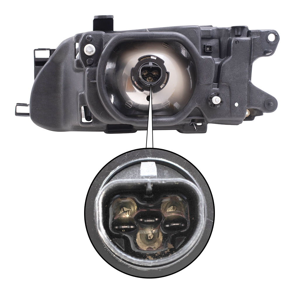 Fits Toyota Tercel 95-96 Passengers Headlight Headlamp Lens Assembly 81110-16550