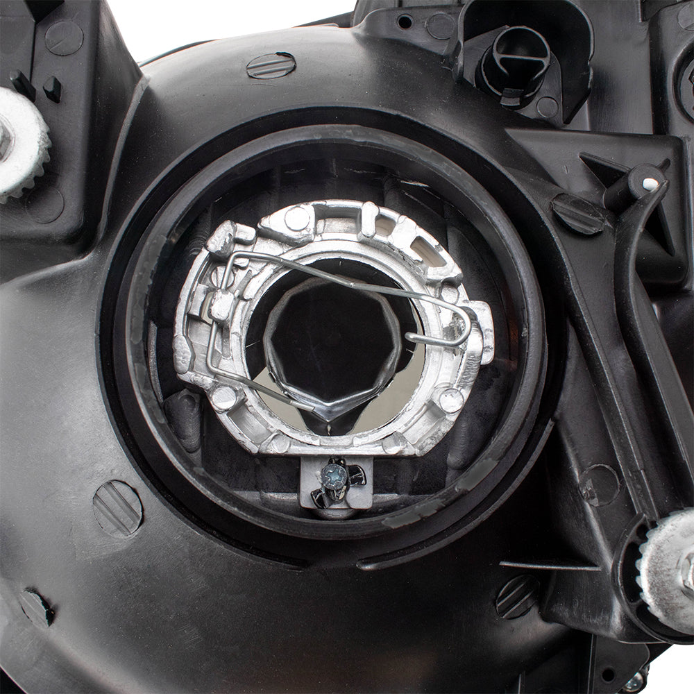 Brock Replacement Pair Set Performance Headlights Headlamp Units w/ Chrome Bezels Compatible with 05-11 Tacoma Pickup Truck 8115004173 8111004173